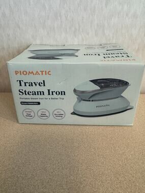 PIOMATIC Travel Steam Iron Mini Portable Dual Voltage Dry & Wet PM08US03 New